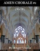 Amen Chorale #1 SATB choral sheet music cover